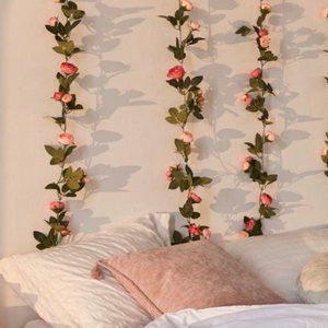 urban outfitters home decorative rose vine garland